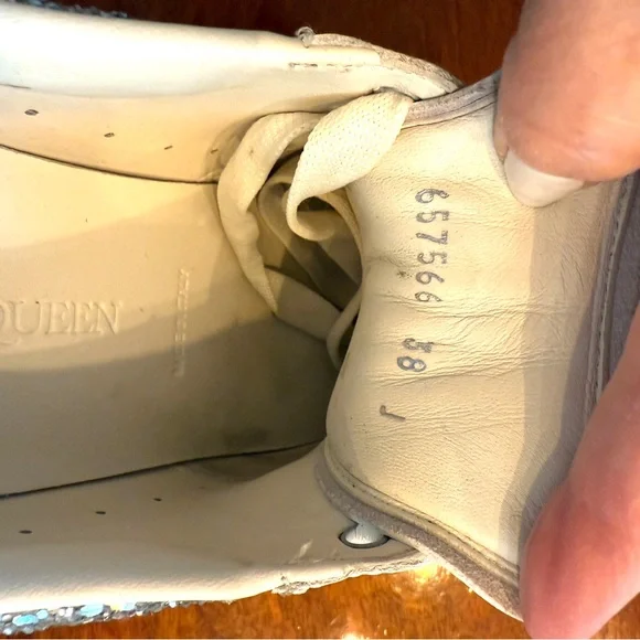 Alexander McQueen Glitter Sneakers - Picture 7 of 8